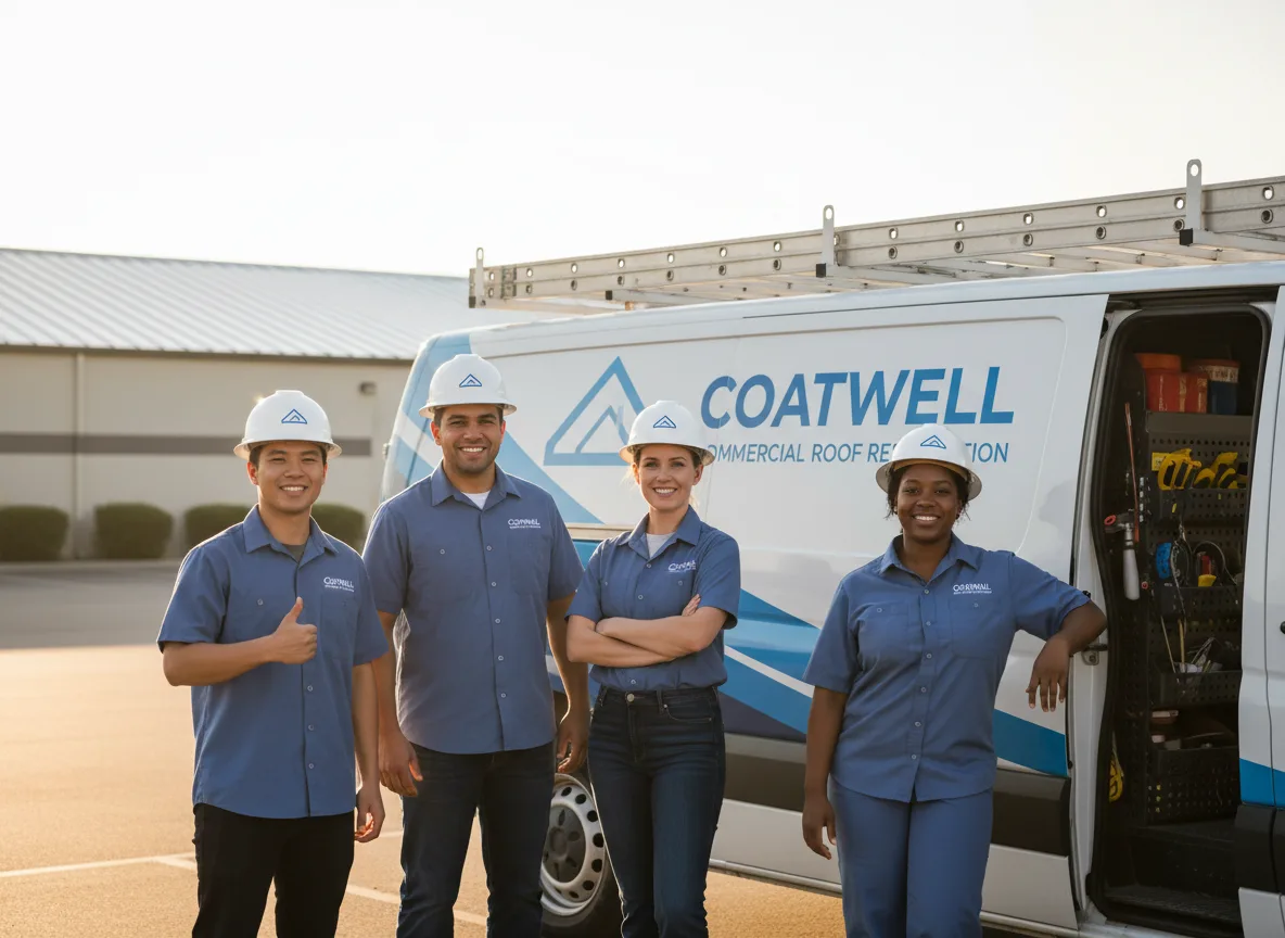 Commercial roof coating company in Thompson, IA